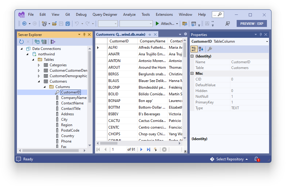 SQLite in Visual Studio 2022 | Brice's Blog